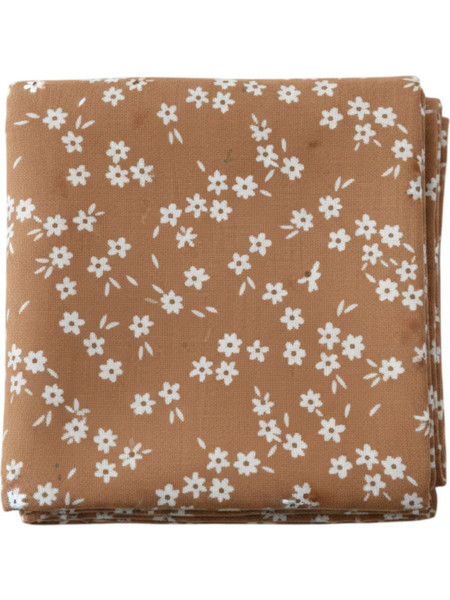 QueenMother Flowers Πάνα Αγκαλιάς από Μουσελίνα Καφέ 120x110cm MSLN6