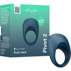 We-Vibe Pivot 2 Δαχτυλίδι Πέους Σιλικόνης με Δόνηση 31mm Μπλε