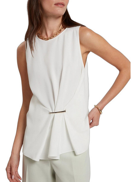 Ted Baker Γυναικείο Καλοκαιρινό Top Λευκό 284194-IVORY