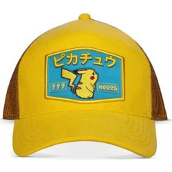 Pokemon Ανδρικό Καπέλο Jockey με Δίχτυ Snapback Υφασμάτινο Κίτρινο TC868476POK