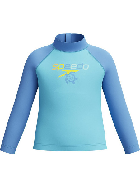 Speedo Αντηλιακό UV Βρεφικό Μαγιό Μπλούζα για Αγόρι Γαλάζιο 8-003484003