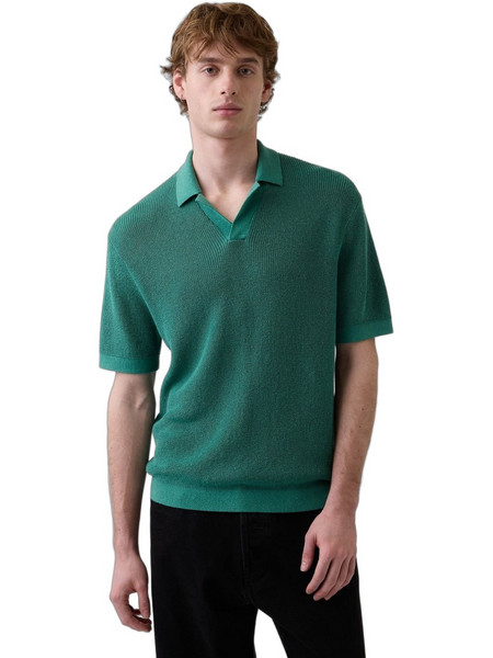 Gap Ανδρική Μπλούζα Polo Κοντομάνικη Πράσινη 898564003