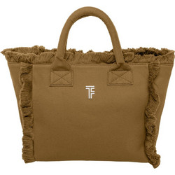 Feel & Touch Caribbean Υφασμάτινη Τσάντα Θαλάσσης Ώμου Ταμπά 24x26cm