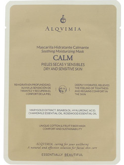 Alqvimia Essentially Beautiful Calm Facial Sheet Μάσκα Προσώπου για Ενυδάτωση 1τμχ