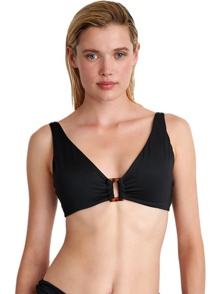 BLU4U Bikini Top Τριγωνάκι Μαύρο 26366092D-02