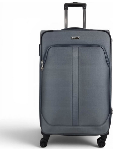 Diplomat Lisbon ZC208 Βαλίτσα Μεγάλη 78x46x34cm με 4 Ρόδες Γκρι