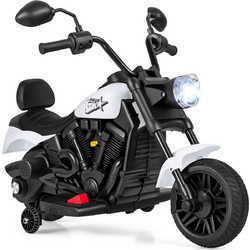Costway Chopper Ηλεκτροκίνητο Παιδικό Μηχανάκι 6V Λευκό TQ10456DE-BS