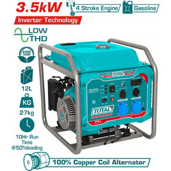Total TP340006 Γεννήτρια Βενζίνης Τετράχρονη Inverter