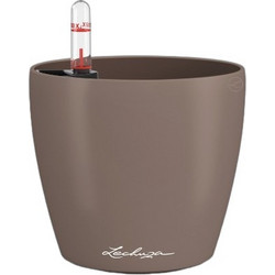 Lechuza Classico Color 12 Αυτοποτιζόμενη Γλάστρα Εσωτερικού Χώρου Στρογγυλή Πλαστική Καφέ 13x12cm 16693