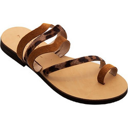 Sabino Γυναικεία Σανδάλια Suede Καφέ 185