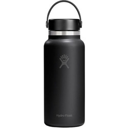 Hydro Flask Wide Flex Cap Bottle Black 946ml