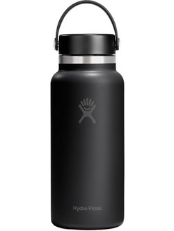 Hydro Flask Wide Flex Cap Bottle Black 946ml