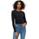 Vero Moda Γυναικείο Χειμερινό Top Ριπ Μαύρο 10306897