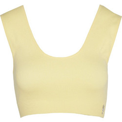 Sugarfree Γυναικείο Καλοκαιρινό Crop Top Κίτρινο 25812009-462
