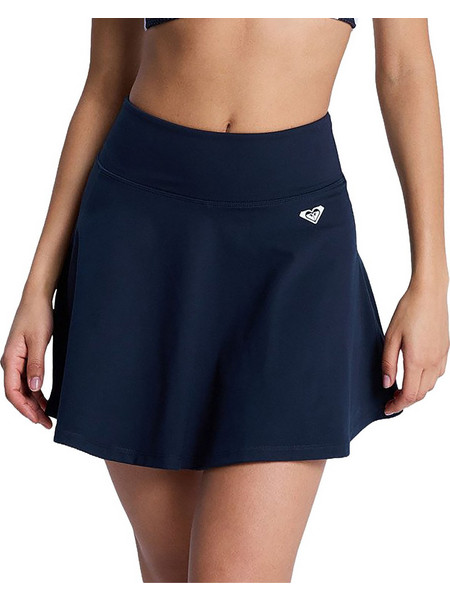 Roxy Heart Into It Μίνι Φούστα Υφασμάτινη Ψηλόμεση Σορτς Navy Μπλε ERJNS03634-KVJ0