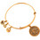 Alex and Ani Γυναικείο Βραχιόλι Βέργα με Ματάκι Ροζ Χρυσό A09EB211RG
