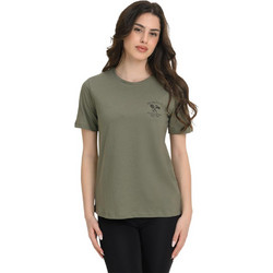 Target Γυναικείο Αθλητικό T-Shirt Χακί S26-65904-17