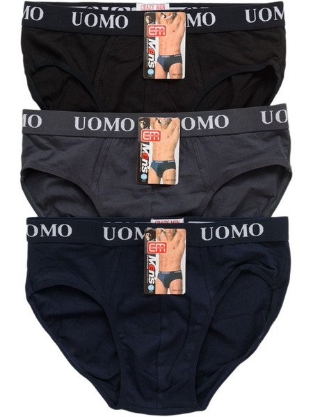 Uomo Ανδρικά Σλιπ Βαμβακερά 3Pack 1017