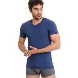 Walk Κοντομάνικο Ανδρικό Φανελάκι Bamboo Navy Μπλε W1991-03