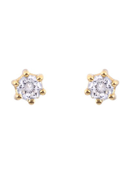Million Diamonds Γυναικεία Σκουλαρίκια Καρφωτά από Xρυσό 14K με Ζιργκόν SK19537