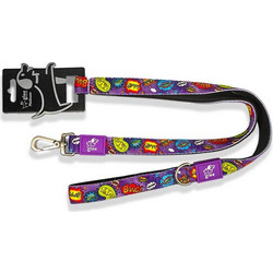 Glee Purple Boom Λουρί Σκύλου 1.2m x 25mm Μωβ