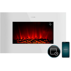 Cecotec Ready Warm 3590 Flames Connected White CEC-117777 Ηλεκτρικό Τζάκι Τοίχου 2000W