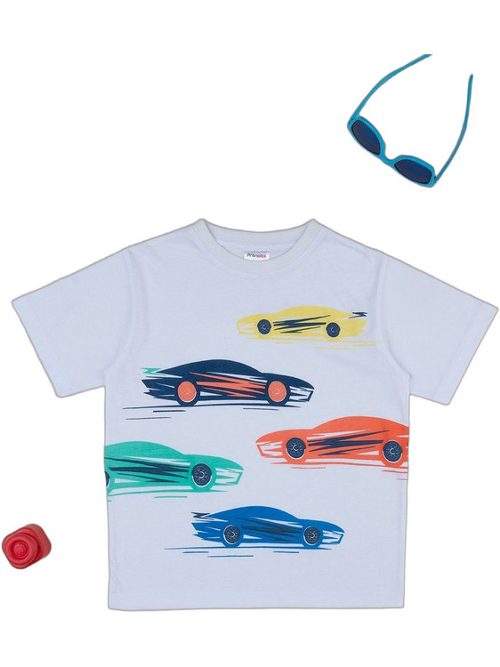 Prenatal Παιδικό T-Shirt Κοντομάνικο Λευκό Κόκκινο 1445839