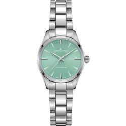 Hamilton Jazzmaster Γυναικείο Ρολόι με Ασημί Μεταλλικό Μπρασελέ H32301161