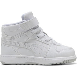 Puma Rebound Παιδικά Sneakers Μποτάκια Λευκά 408802-02