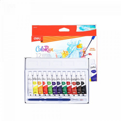 Deli ColoRun Σετ Νερομπογιές με Πινέλο 12 Χρώματα 231.407449