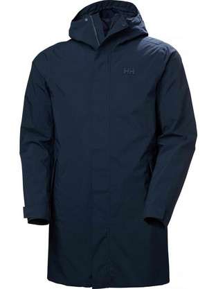Helly Hansen Αθλητικό Ανδρικό Μπουφάν Χειμωνιάτικο Παρκά Navy Μπλε 54605-597