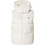 Calvin Klein Αμάνικο Γυναικείο Μπουφάν Χειμωνιάτικο Puffer Μακρύ Λευκό LV047H501G-YAS