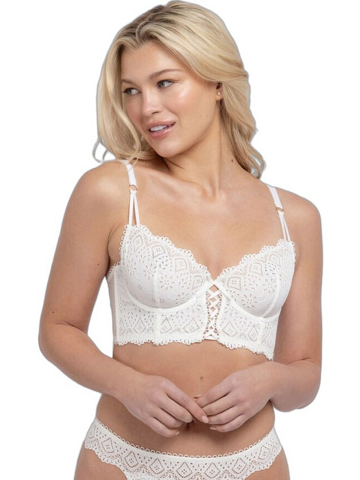 Dorina Farah Bralette με Μπανέλα Λευκό