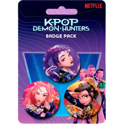 Pyramid K-Pop Demon Hunters 3-Pack Pins