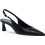 Maison Minrelle Γόβες Slingback Δερμάτινες με Λεπτό Χαμηλό Τακούνι Μαύρες 10634013