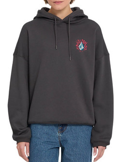 Volcom Γυναικείο Φούτερ με Κουκούλα Ανθρακί B4132602-BLK