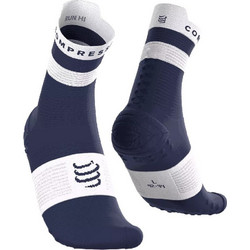 Compressport V4.0 Run Ανδρικές Κάλτσες Μέχρι το Γόνατο με Σχέδια Navy Μπλε XU00046B-5232