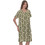PNN Nightwear Cassandra Mini Καλοκαιρινό Καθημερινό Φόρεμα Χακί Μπεζ 0263-1005