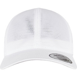 Flexfit Καπέλο Jockey με Δίχτυ Snapback Υφασμάτινο Λευκό 6360-00220