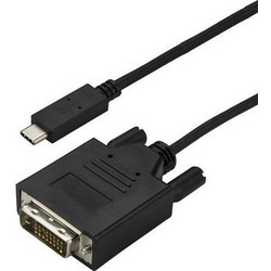StarTech CDP2DVI3MBNL DVI-D to USB-C 3m Black