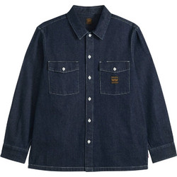 Levi's Ανδρικό Πουκάμισο Τζιν Μακρυμάνικο Κανονική Γραμμή Overshirt Μπλε 003O2-0012