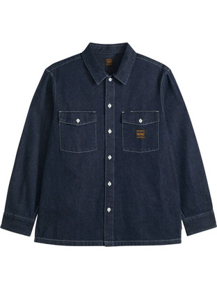 Levi's Ανδρικό Πουκάμισο Τζιν Μακρυμάνικο Κανονική Γραμμή Overshirt Μπλε 003O2-0012