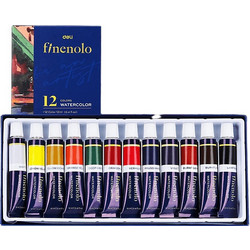 Deli Finenolo Σετ Νερομπογιές 12 Χρώματα 12ml 12τμχ