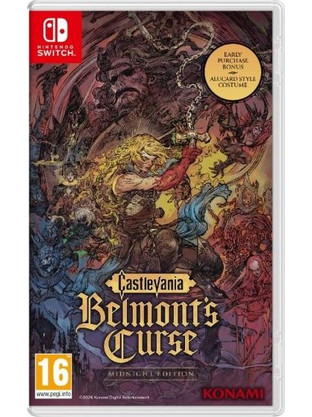 Castlevania Belmont's Curse Midnight Edition Nintendo Switch