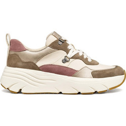 Geox Diamanta Γυναικεία Sneakers Flatforms Μπεζ D36UFE 022NF C1467