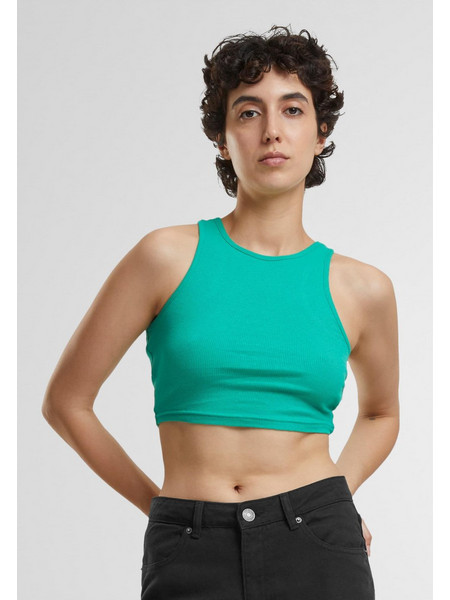 Urban Classics Γυναικείο Καλοκαιρινό Crop Top Ριπ Βεραμάν TB1498-12896