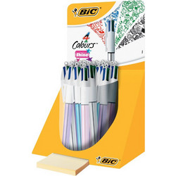 BIC 4 Colours Shine Στυλό Διαρκείας 1mm Πολύχρωμο 20τμχ 035902128
