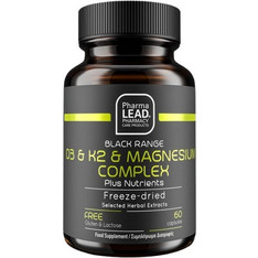 Pharmalead Black Range D3 K2 & Magnesium Complex Plus Nutrients 60 Κάψουλες