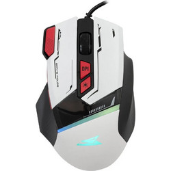 Baracuda Manta Ενσύρματο Gaming Ποντίκι RGB 12800 DPI White