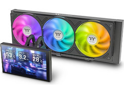 Thermaltake ST360 Ultra Black Υδρόψυξη CPU 120mm ARGB για Socket 1366 / 2011 / 2066 / 2011-3 / AM4 / 1200 / 1700 / AM5 / 1851 / 115x